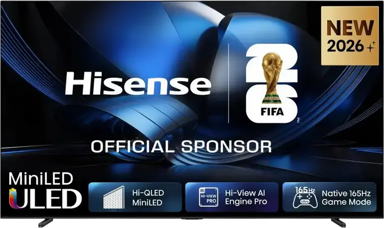 100" MiniLED SMART TV Hisense 100U7SE, 3840x2160 4K UHD, VIDAA U9, Negru