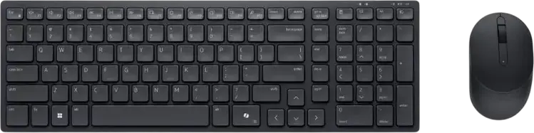 Set Tastatură + Mouse DELL KM555, Fără fir, Negru