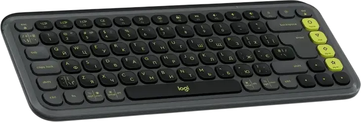 Logitech POP ICON Combo Wireless Membrane Keyboard and Mouse Set, Bluetooth & Logi Bolt, Customizable Action Keys, Silent Touch Optical Mouse 4000 DPI