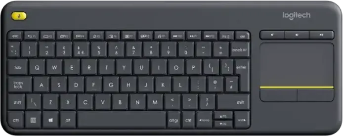 Tastatură Logitech K400 Plus, Fără fir, Negru