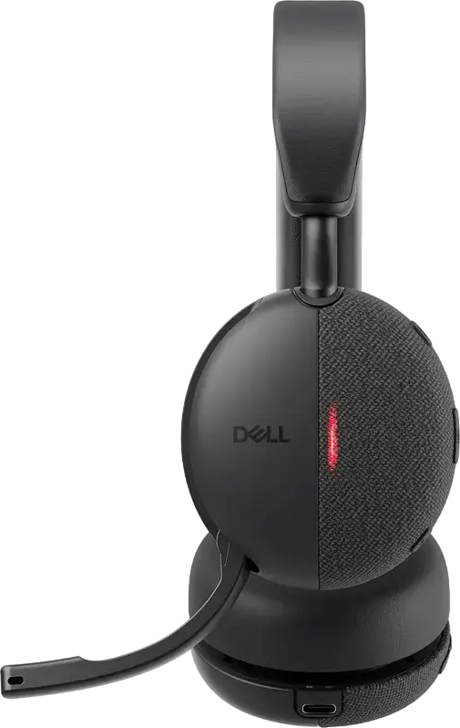 Dell Pro Plus WL5024 Wireless ANC Headset, Bluetooth 5.3, Hybrid Active Noise Cancellation, Microsoft Teams & Zoom Certified, 40mm Drivers, Black