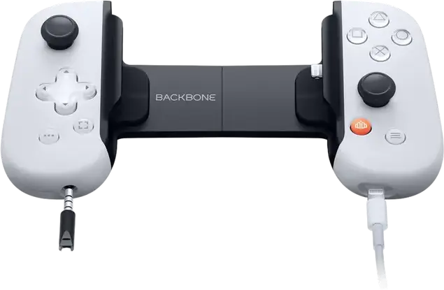 Backbone One PlayStation Edition Mobile Controller for iPhone Lightning, Connection Type: Lightning, DualSense Inspired Design with Analog Sticks and Triggers, White
