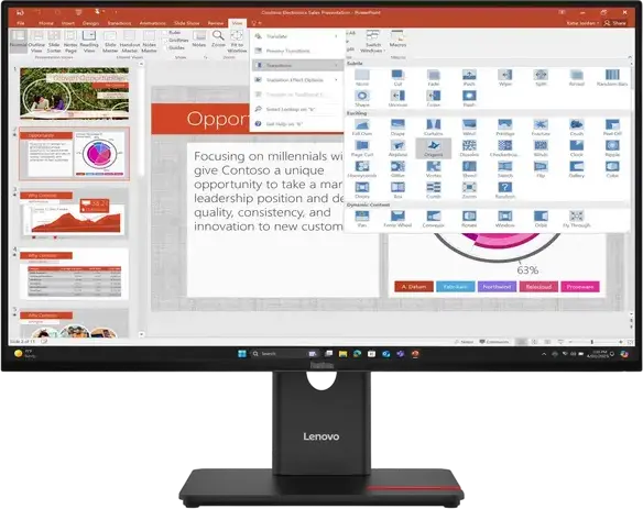 27" LENOVO ThinkVision T27-40,Black