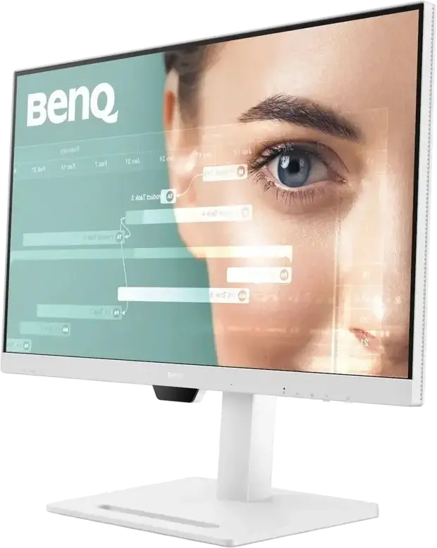 Monitor BenQ GW3290QT 31.5 inch WQHD IPS, 2560x1440, 75Hz, USB-C 65W Power Delivery, Daisy Chain DP Out, Tehnologie Eye Care B.I. Gen2, Pivot, Alb