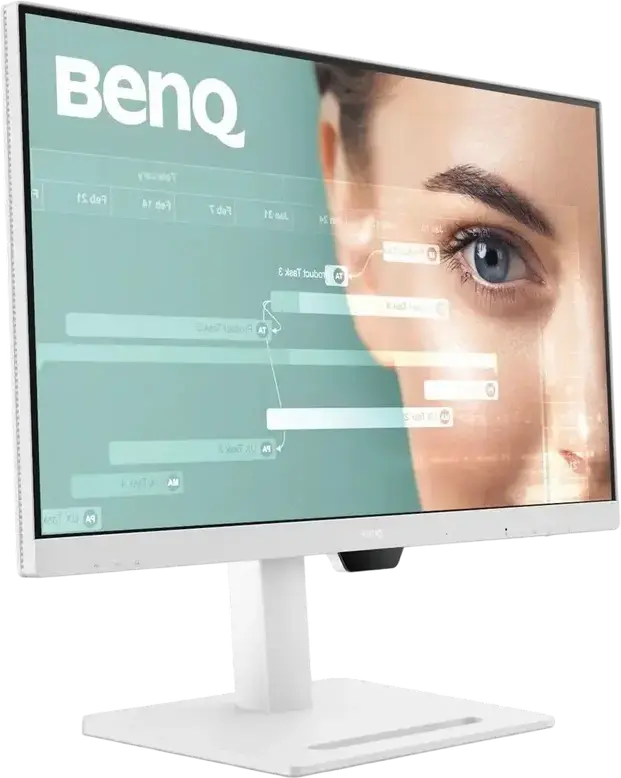 Monitor BenQ GW3290QT 31.5 inch WQHD IPS, 2560x1440, 75Hz, USB-C 65W Power Delivery, Daisy Chain DP Out, Tehnologie Eye Care B.I. Gen2, Pivot, Alb