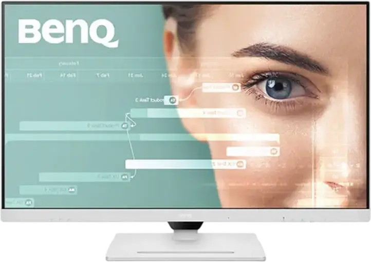 Monitor BenQ GW3290QT 31.5 inch WQHD IPS, 2560x1440, 75Hz, USB-C 65W Power Delivery, Daisy Chain DP Out, Tehnologie Eye Care B.I. Gen2, Pivot, Alb