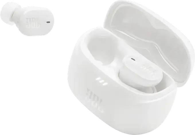 JBL Tune Buds 2 True Wireless Earbuds, White, Adaptive Noise Cancelling, Pure Bass & Spatial Sound, 48h Total Battery, Bluetooth 5.3, IP54, 10mm Drivers