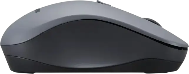Беспроводная бесшумная мышь Lenovo WL310 Bluetooth 5.0, беспроводное подключение, оптический сенсор 1600 DPI, 6 кнопок, для правой руки, серый цвет, совместима с Windows Mac Chromebook