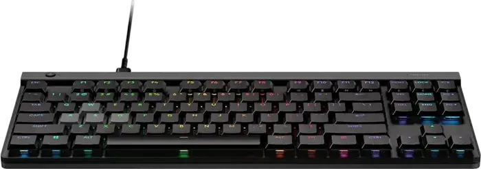 Logitech G515 Rapid TKL Wired Gaming Keyboard, Romanian Layout, Magnetic Analog Hall Effect Switches, Rapid Trigger, Low-Profile PBT Keycaps, RGB, USB, Black