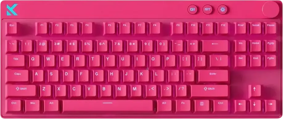 Tastatură MCHOSE Mix 87, Cu fir, Rose Red