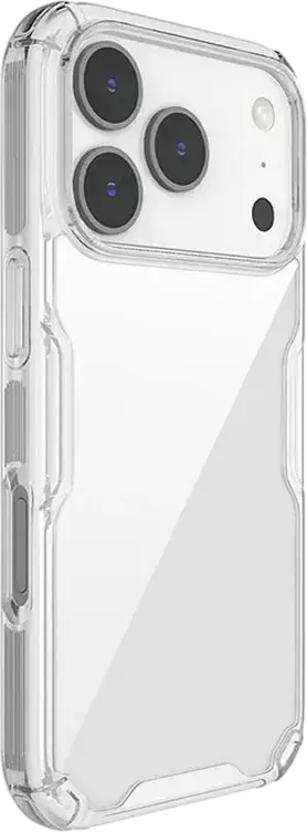 Nillkin Nature Pro Case for Apple iPhone 17 Pro, Transparent TPU and Polycarbonate Cover, Shockproof Four-Corner Airbags, Nano-Hardened Scratch Resistant