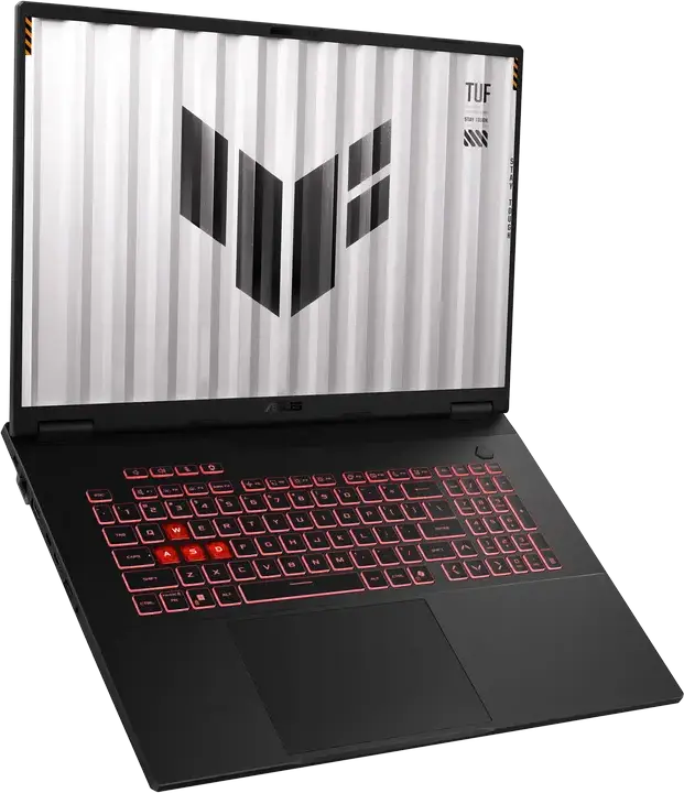 Игровой ноутбук ASUS TUF Gaming A18 FA808UP 18" FHD+ 144Hz - AMD Ryzen 7 260, NVIDIA GeForce RTX 5070 8GB GDDR7, 32GB DDR5, 1TB NVMe SSD, RGB-клавиатура, Jaeger Gray