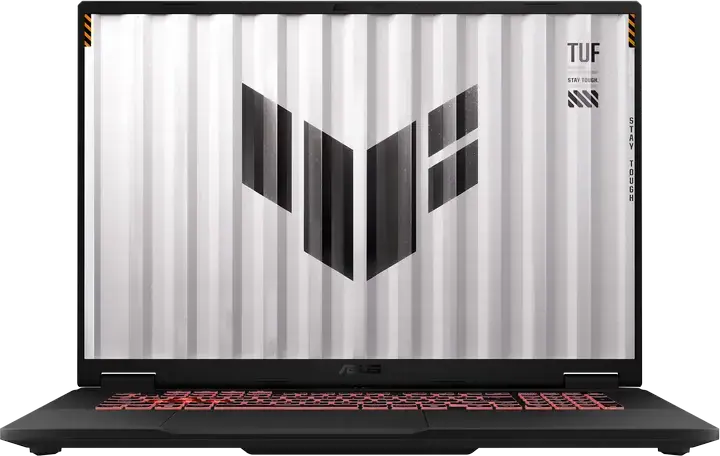 Игровой ноутбук ASUS TUF Gaming A18 FA808UP 18" FHD+ 144Hz - AMD Ryzen 7 260, NVIDIA GeForce RTX 5070 8GB GDDR7, 32GB DDR5, 1TB NVMe SSD, RGB-клавиатура, Jaeger Gray
