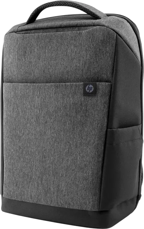HP Renew Travel 15.6-inch Laptop Backpack 2Z8A3AA, Water Resistant Recycled Polyester, Fits up to 15.6 inch Laptops, Charcoal, with Sternum Strap