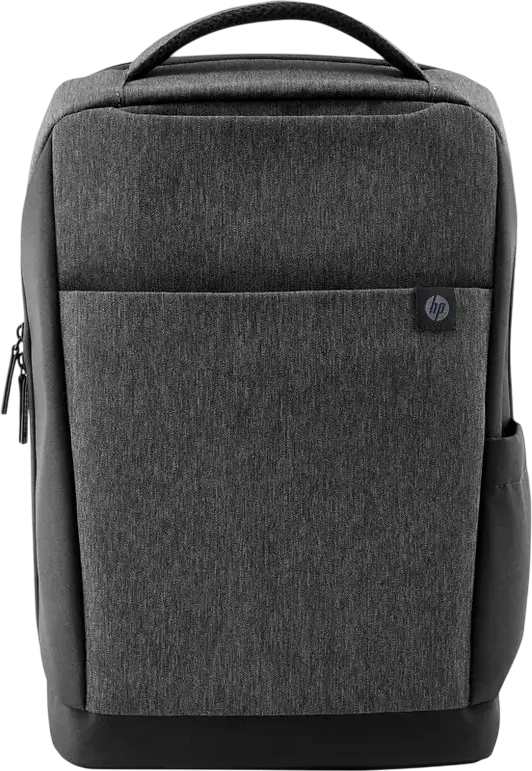 HP Renew Travel 15.6-inch Laptop Backpack 2Z8A3AA, Water Resistant Recycled Polyester, Fits up to 15.6 inch Laptops, Charcoal, with Sternum Strap