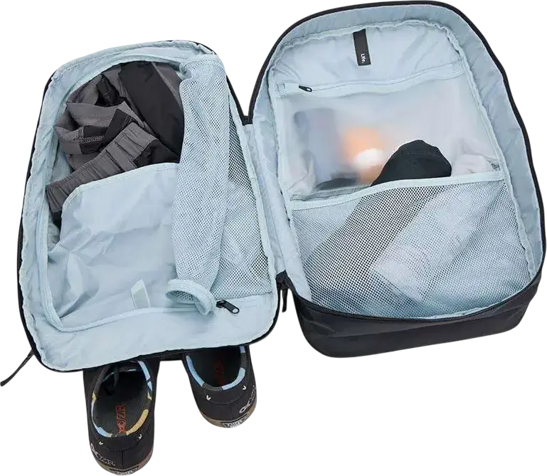 Rucsac Thule EnRoute 30L TEBP5416, Nylon 400D Rezistent la Apă, Compartiment Laptop 17" și Tabletă 11", Fermoare YKK Ranforsate, Negru