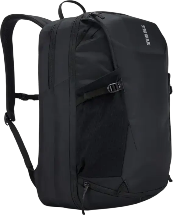 Rucsac Thule EnRoute 30L TEBP5416, Nylon 400D Rezistent la Apă, Compartiment Laptop 17" și Tabletă 11", Fermoare YKK Ranforsate, Negru