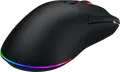 HATOR Pulsar 3 Wired Gaming Mouse, Black, PixArt PMW 3311 Optical Sensor, 12,000 DPI, HATOR Optical 100M Switches, RGB Backlight, PTFE Glides, 62g, USB Paracord Cable