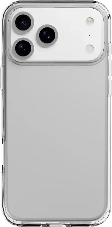 Husă Cellularline Clear Duo pentru Apple iPhone 17 Pro Max, Transparent