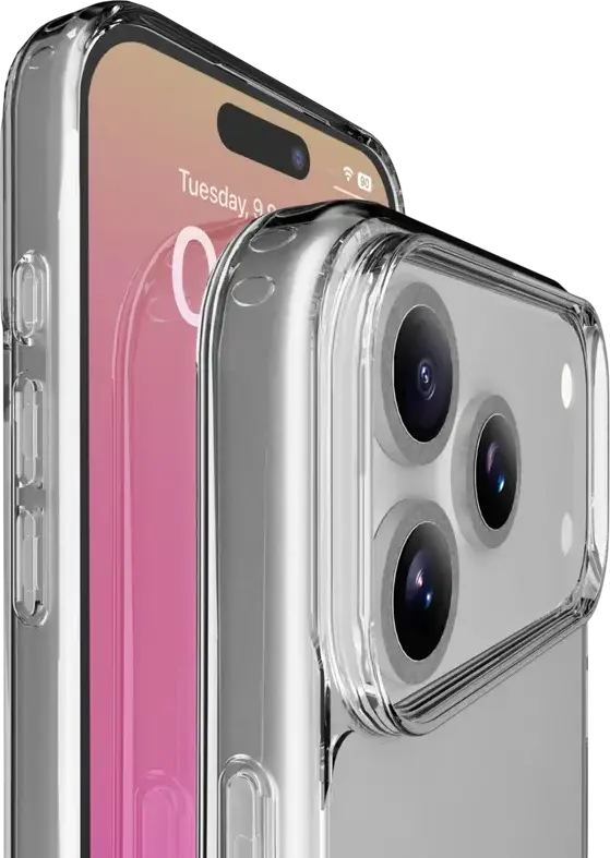 Husa Cellularline Clear Duo pentru Apple iPhone 17 Pro Max, CLEARDUOIPH17PRMT, Transparenta Shock-proof, Certificare Military Test, Material Dual Antibacterian