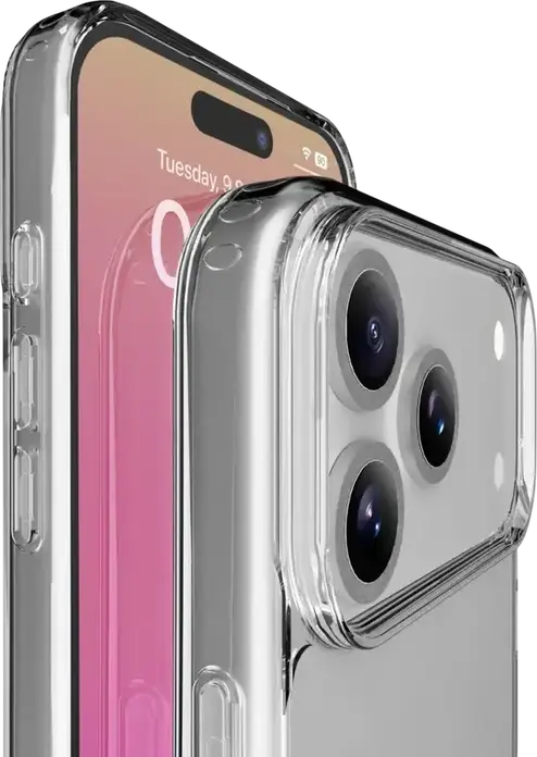 Husa Cellularline Clear Duo pentru Apple iPhone 17 Pro Max, CLEARDUOIPH17PRMT, Transparenta Shock-proof, Certificare Military Test, Material Dual Antibacterian