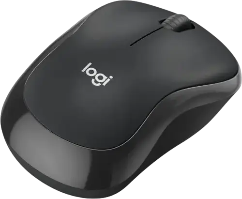 Logitech M240 Wireless Mouse, Graphite, Bluetooth Low Energy & Logi Bolt, Silent Touch Technology, 400-4000 DPI Adjustable Optical Sensor, Ambidextrous