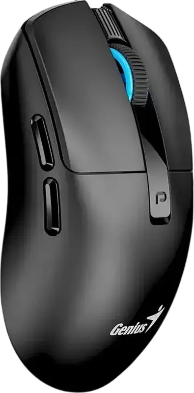 Genius NX-8280S Dual Mode Wireless Mouse, Black, Bluetooth 5.3 & 2.4GHz USB, 3200 DPI Optical Sensor, 6 Buttons with AI Copilot Key, Silent Click, Rechargeable