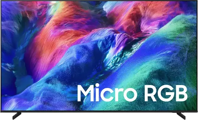 Смарт-ТВ Samsung MRE55R85HAUXUA 55" LED 4K UHD Micro RGB, 144Гц Motion Xcelerator, HDR10+, AI Engine, Dolby Atmos, Tizen OS, Черный