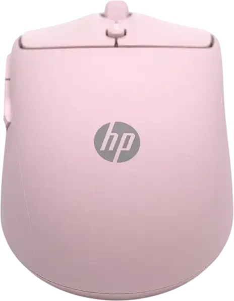 HP 400 Quiet Wireless Mouse, Pink, Dual-mode Bluetooth and 2.4GHz USB, Adjustable 6000 DPI, Ambidextrous Compact Design, Quiet-click Buttons, 24 Month Battery