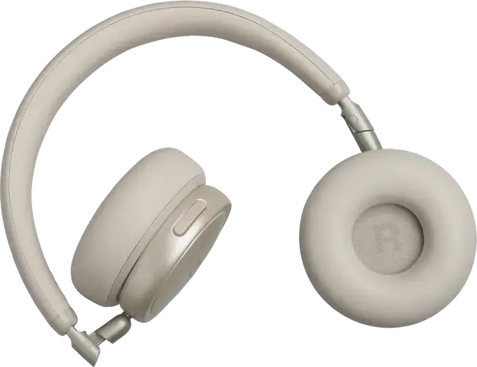 Casca JBL Live 680NC Wireless On-Ear, Culoare Champagne, Anulare Zgomot Adaptivă 2.0, Hi-Res Audio, Sunet Spatial, Baterie 80h, Bluetooth 6.0, Conectare Multi-point
