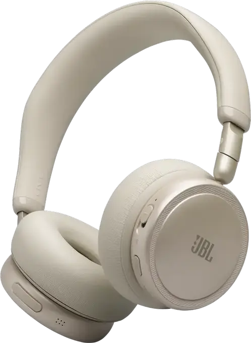 Casca JBL Live 680NC Wireless On-Ear, Culoare Champagne, Anulare Zgomot Adaptivă 2.0, Hi-Res Audio, Sunet Spatial, Baterie 80h, Bluetooth 6.0, Conectare Multi-point
