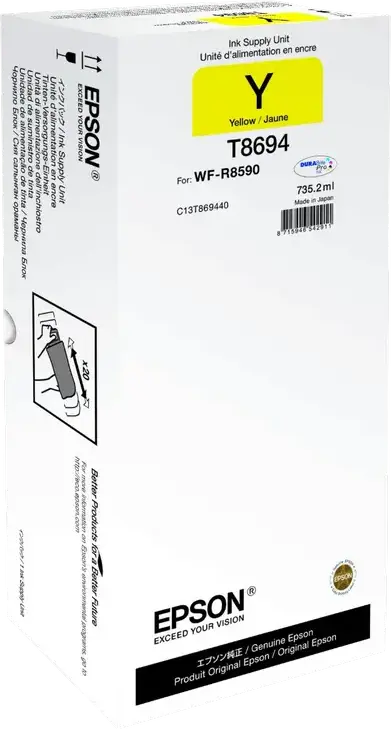 Recipient de cerneală Epson C13T8694, 1520,5ml, Galben