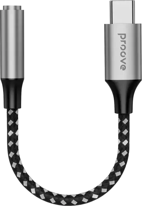 Audio Adaptor Proove SoundMesh, 3.5 mm AUX/USB Type-C, 0,14m, Gri