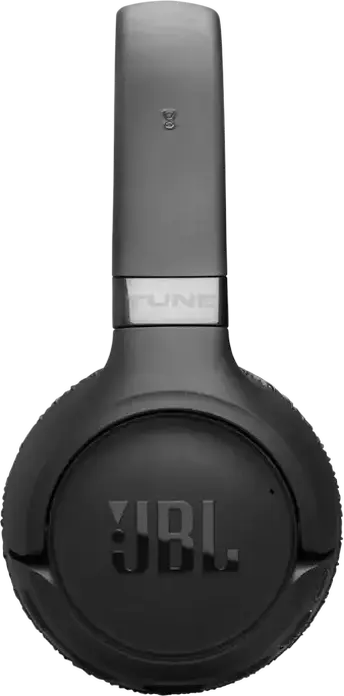 JBL Tune 680NC Wireless/Wired On-Ear Headphones, Black, Adaptive Active Noise Cancelling, Pure Bass Sound, Spatial Sound, 76h Battery, 1.2m Cable, Multipoint Connection