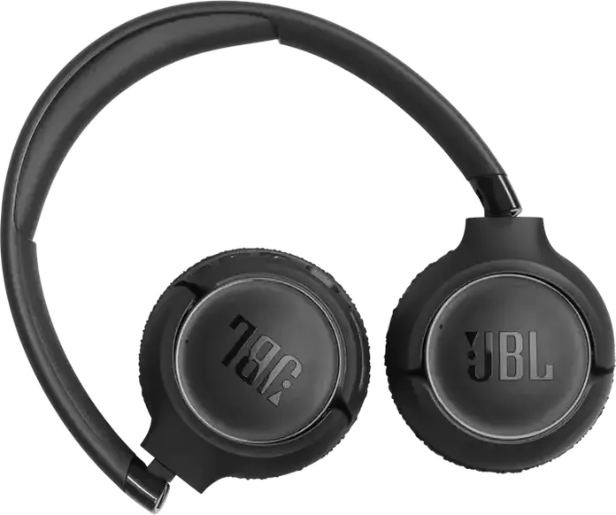 JBL Tune 680NC Wireless/Wired On-Ear Headphones, Black, Adaptive Active Noise Cancelling, Pure Bass Sound, Spatial Sound, 76h Battery, 1.2m Cable, Multipoint Connection