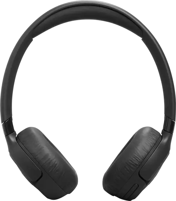 JBL Tune 680NC Wireless/Wired On-Ear Headphones, Black, Adaptive Active Noise Cancelling, Pure Bass Sound, Spatial Sound, 76h Battery, 1.2m Cable, Multipoint Connection
