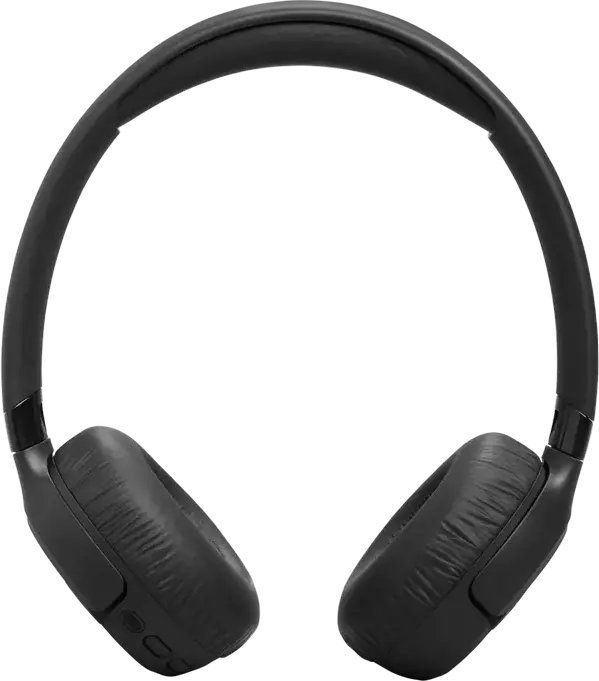 JBL Tune 680NC Wireless/Wired On-Ear Headphones, Black, Adaptive Active Noise Cancelling, Pure Bass Sound, Spatial Sound, 76h Battery, 1.2m Cable, Multipoint Connection