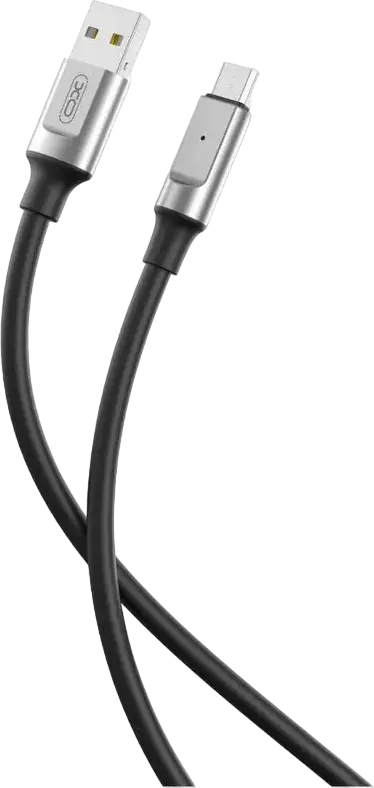 Cable de date XO NB251, USB Type-A/USB Type-C, 1m, Negru