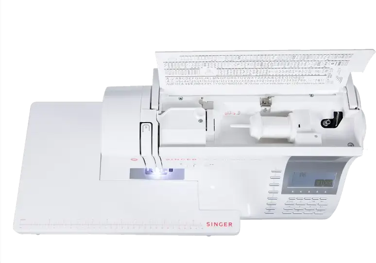 Singer Quantum Stylist 9960 Computerized Sewing Machine, 600 Built-in Stitches, 5 Fonts, 13 One-Step Buttonholes, Automatic Thread Cutter, White