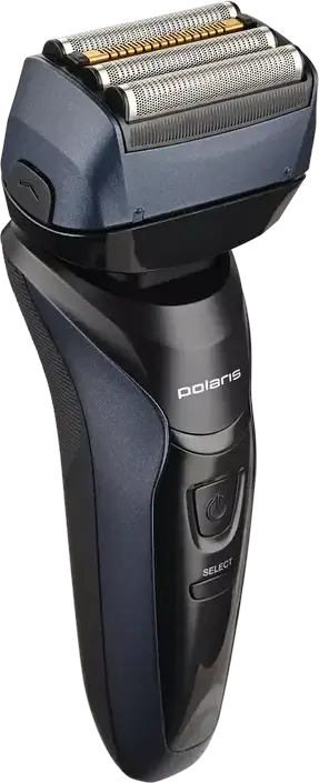 Polaris PMF1016RC Wet & Dry 7D PROF 4+ Foil Shaver, 4 Floating Heads, Li-ion Battery, Digital Display, Charging Stand, Power Adapter, Cable, Protective Cap, Cleaning Brush, Storage Case, Black