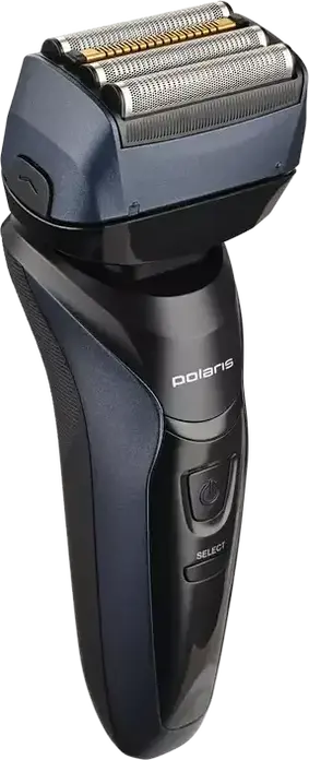 Polaris PMF1016RC Wet & Dry 7D PROF 4+ Foil Shaver, 4 Floating Heads, Li-ion Battery, Digital Display, Charging Stand, Power Adapter, Cable, Protective Cap, Cleaning Brush, Storage Case, Black