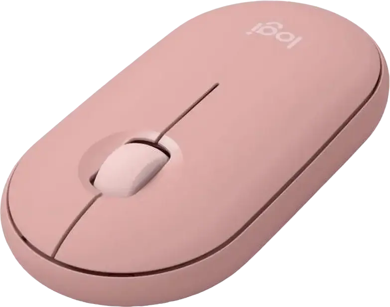 Set Logitech Pebble 2 Combo Tastatura Wireless K380s si Mouse M350s, Bluetooth si Logi Bolt, Conectare Multi-Device, Tehnologie Silent Touch, Culoare: Roz