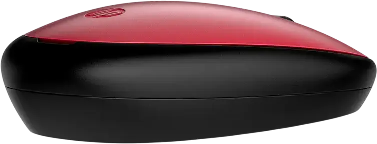 Mouse Wireless HP 240 Bluetooth, Empire Red, 1600 DPI, Mouse Optic Compact, Dimensiuni 107 x 60.5 x 29.31 mm, Alimentare cu Baterie AA, Periferic Portabil pentru Laptop și PC