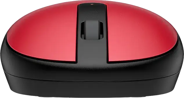 Mouse Wireless HP 240 Bluetooth, Empire Red, 1600 DPI, Mouse Optic Compact, Dimensiuni 107 x 60.5 x 29.31 mm, Alimentare cu Baterie AA, Periferic Portabil pentru Laptop și PC