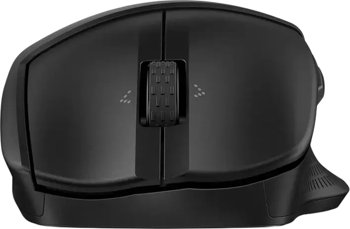 HP 480 Comfort Wireless Mouse 8T6M3AA, Bluetooth 5.3 Optical Sensor 4000 dpi, 7 Programmable Buttons, 4D Tilt Wheel, Multi-Device Connectivity, Color: Black