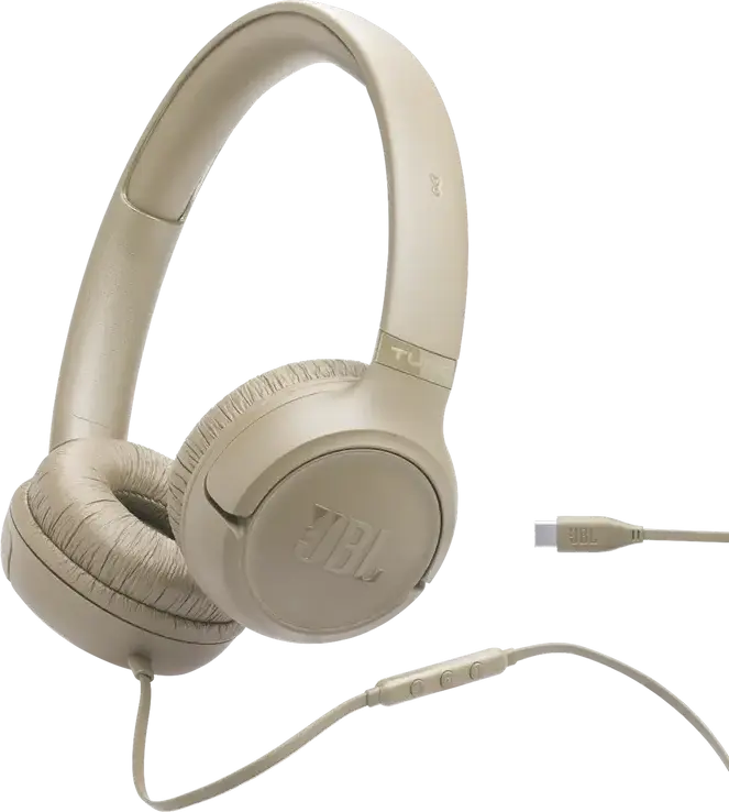 Căști JBL T530C, Bej