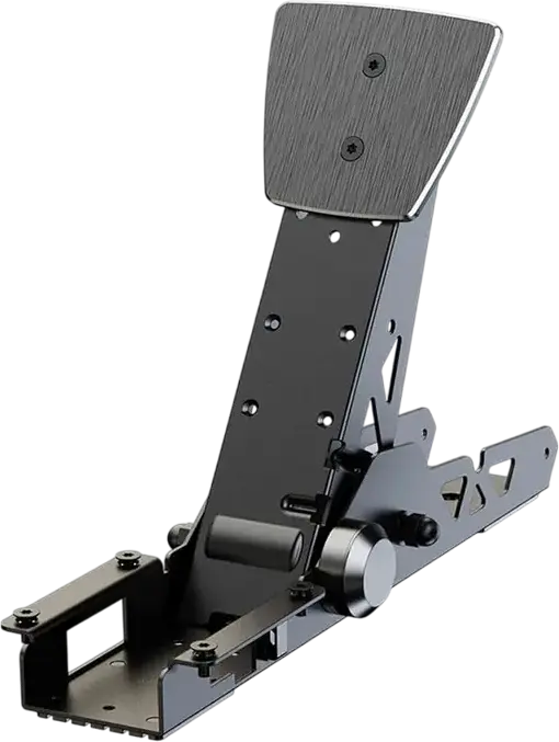 MOZA SR-P 3 Pedals Sim Racing Set, High-Strength Steel, Load Cell & Angle Sensor Brake 100kg, 16-bit Resolution, Adjustable Plates, USB for Windows