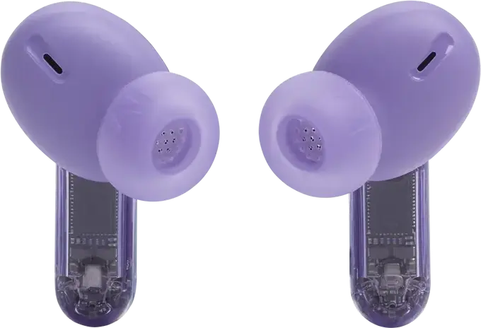 Casca JBL Tune Beam 2 Ghost Edition True Wireless, Violet, Anulare Adaptivă a Zgomotului, Drivere Dinamice 10mm, Pure Bass Sound, Baterie 48h, IP54, Bluetooth 5.3