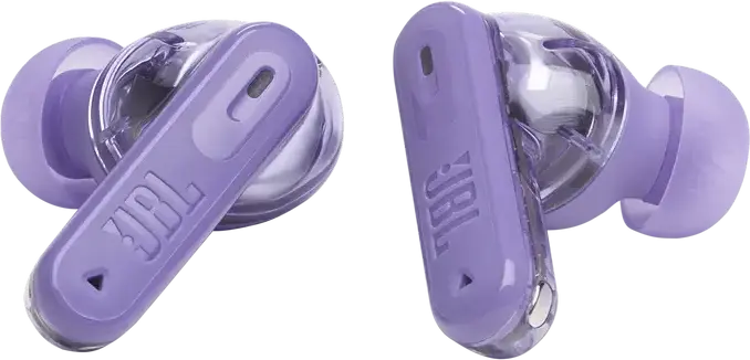 Casca JBL Tune Beam 2 Ghost Edition True Wireless, Violet, Anulare Adaptivă a Zgomotului, Drivere Dinamice 10mm, Pure Bass Sound, Baterie 48h, IP54, Bluetooth 5.3