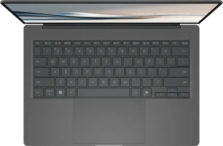 Ноутбук ASUS Zenbook A14 OLED UX3407, Qualcomm Snapdragon X Plus 8 ядер, 16ГБ LPDDR5X RAM, 512ГБ SSD, Экран 14" WUXGA OLED, Windows 11 Home, цвет Iceland Gray